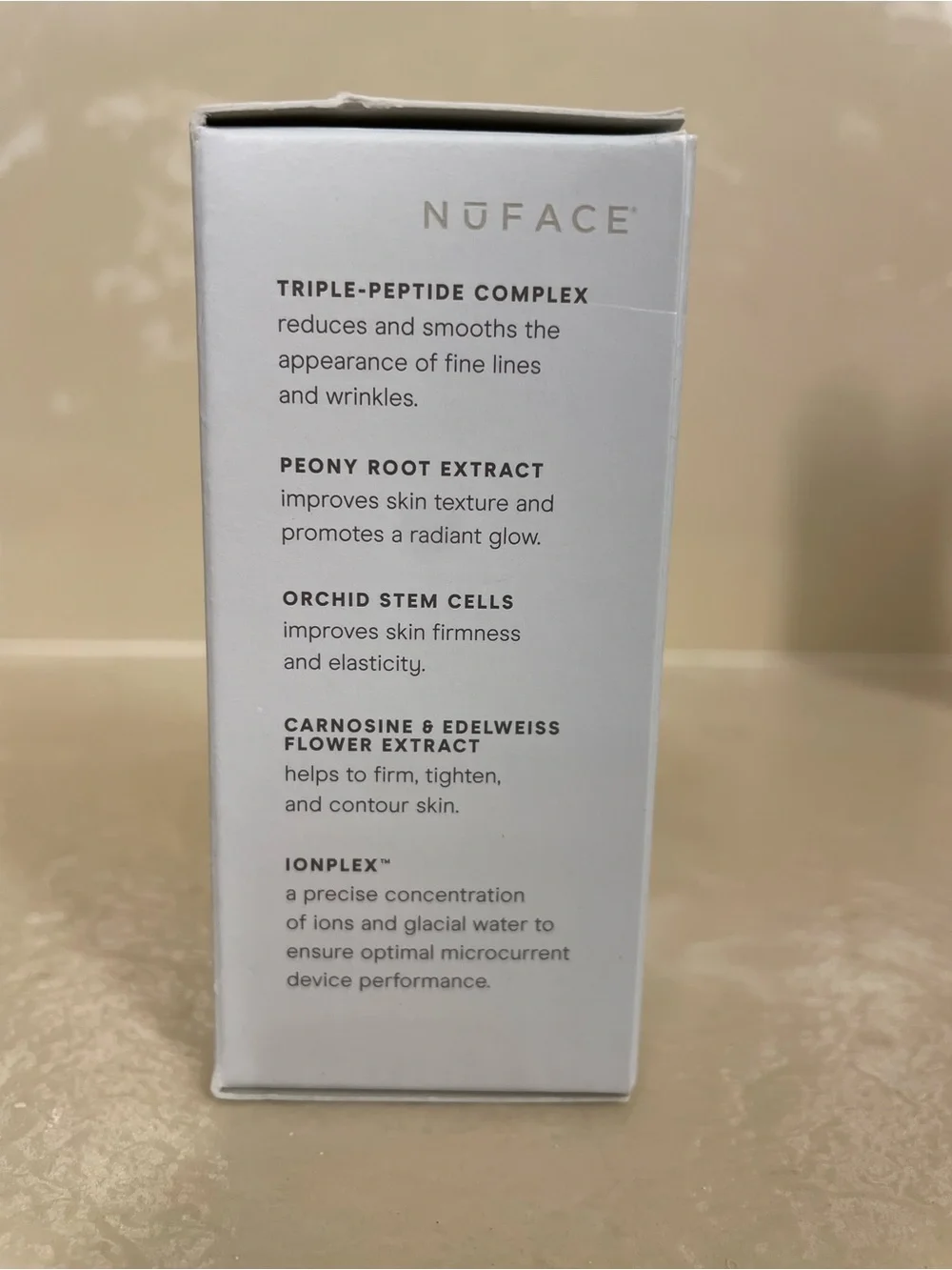 NuFACE Trinity + with Lip & Eye Attachment and Super Peptide Booster